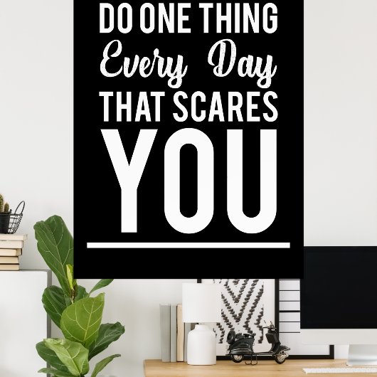 誕生日ギフトは毎日一つのことをする ポスター (ホームオフィス)