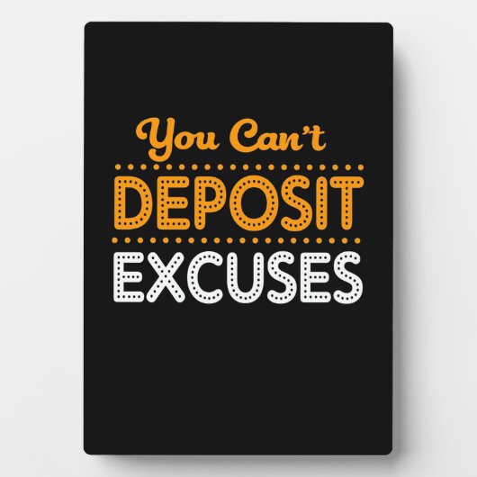 誕生日ギフトは言い訳を入金できない フォトプラーク (正面)