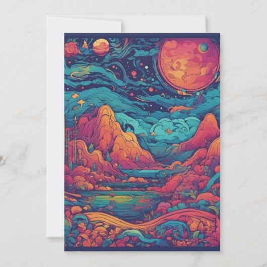 誕生日ギフトカード及結婚びそのギフトカード 招待状 (正面)