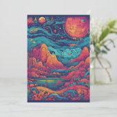 誕生日ギフトカード及結婚びそのギフトカード 招待状 (スタンド正面)