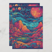 誕生日ギフトカード及結婚びそのギフトカード 招待状 (正面/裏面)