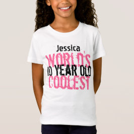 誕生日ギフトクールワールド10歳G201 Tシャツ