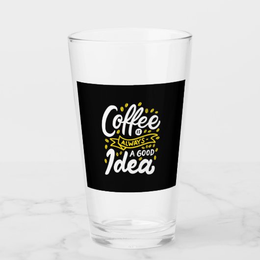 誕生日ギフトコーヒーはいつも良いアイディア タンブラーグラス (正面)