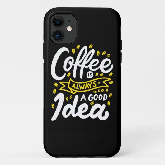 誕生日ギフトコーヒーはいつも良いアイディア Case-Mate iPhoneケース (裏面)