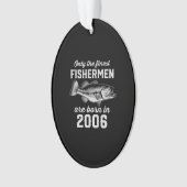 誕生日ギフトフィッシャーマン魚釣り2006 オーナメント (正面)