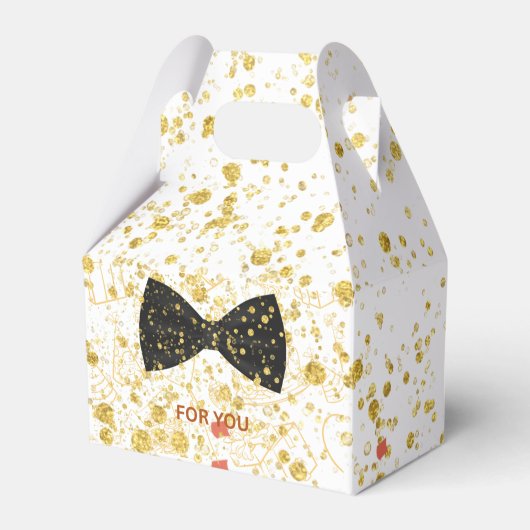 誕生日ギフトボックス フェイバーボックス (正面サイド)