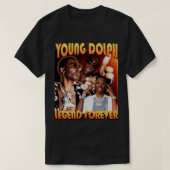 誕生日ギフトヤングDolphブートレッグTヴィンテージセンター Tシャツ (デザイン正面)