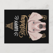 誕生日ギフトワイマラー ポストカード (正面)