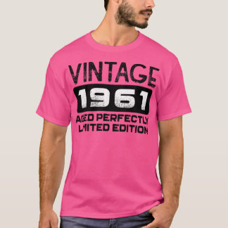 誕生日ギフトヴィンテージ1961完全熟成 Tシャツ
