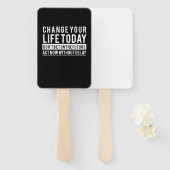 誕生日ギフト今日の人生を変える ハンドファン (正面&裏面)