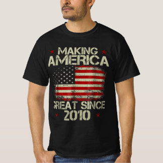 誕生日ギフト作り素晴らしアメリカ2010年から Tシャツ
