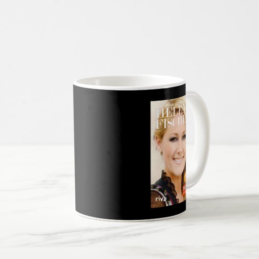 誕生日ギフト有名なヘレネビューティフルフィッシャーフェム コーヒーマグカップ (正面右)