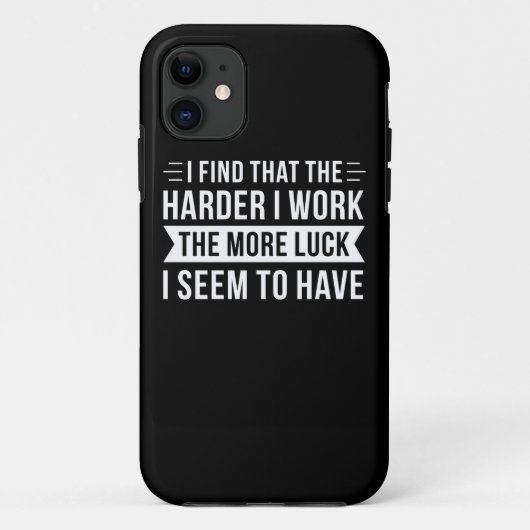 誕生日ギフト私は働くのが難しいと見つける Case-Mate iPhoneケース (裏面)