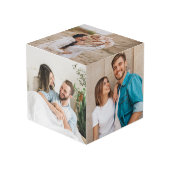 誕生日ギフト結婚彼氏ギフト最高の フォトキューブ (正面アングル)