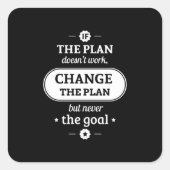 誕生日ギフト計画を変更するが、ゴール スクエアシール (正面)