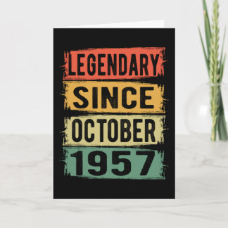 誕生日ギフト1957年10月 カード