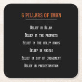 誕生日ギフト6イマンピラーズ スクエアペーパーコースター (正面)