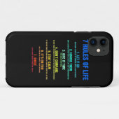 誕生日ギフト7の生活規則 Case-Mate iPhoneケース (裏面(横))