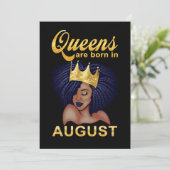 誕生日ギフト |クイーンが生まれ入っていま威厳があるす シーズンカード (スタンド正面)