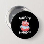 誕生日ギフト |ハッピー16誕生日 缶バッジ (正面&裏面)