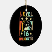 誕生日ギフト |ヴィンテージレベル16のロック解除 セラミックオーナメント (右)