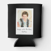 誕生日ギフト(写真付き) 缶クーラー (正面)