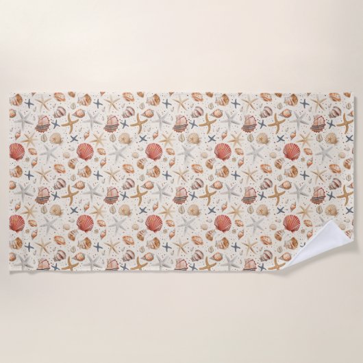 誕生日ギフト | 海は感情の具現化 ビーチタオル (正面)