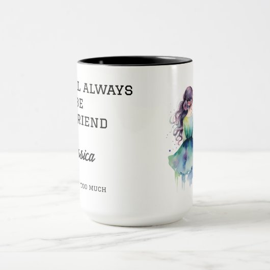 誕生日ギフトBFFかわいいおもしろいジョークgag マグカップ (中央)