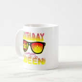 誕生日クイーンデザイン コーヒーマグカップ (正面左)