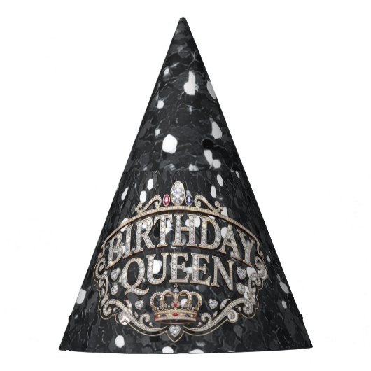 誕生日クイーンパーティーハット パーティーハット (正面)