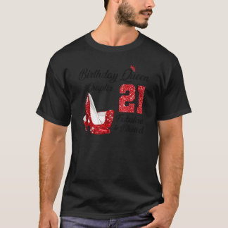 誕生日クイーン第21章ファブ賛美ル&for M Tシャツ