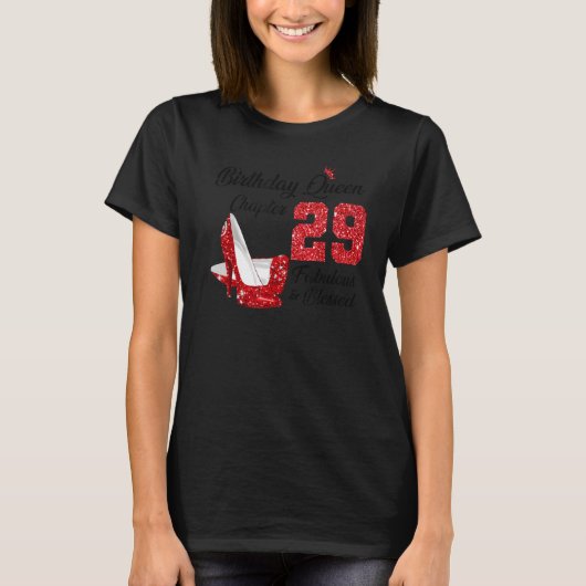 誕生日クイーン第29章Mのための素晴賛美らしくかつM Tシャツ (正面)