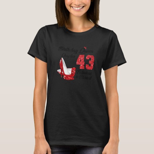 誕生日クイーン第43章Mのための素晴賛美らしくかつM Tシャツ (正面)