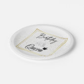 誕生日クイーン紙プレート ペーパープレート (アングル)