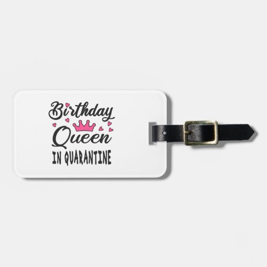 誕生日クイーン隔離室 ラゲッジタグ (正面横)