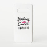 誕生日クイーン隔離室 SAMSUNG GALAXY S10ケース<br><div class="desc">ハッピー検疫誕生日と私の誕生日クイーン。素敵な誕生日デザイン。</div>