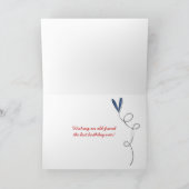 誕生日クマと人形 カード (内部)