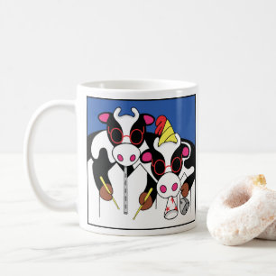誕生日クラシックの白いコーヒーマグ コーヒーマグカップ