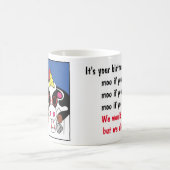 誕生日クラシックの白いコーヒーマグ コーヒーマグカップ (中央)