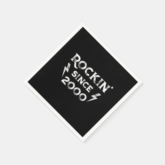 誕生日クラシックギフト2000年代 スタンダードカクテルナプキン (角)