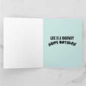 誕生日クラシックグリーティングカード カード (内部)