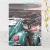 誕生日クラシックグリーティングカード カード (黄色い花)