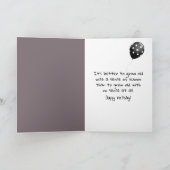 誕生日クランキーオールドレディ顔 カード (内部)