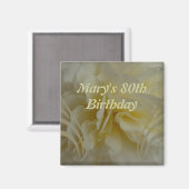 誕生日クリームフローラ旋回シール マグネット (正面/裏面)