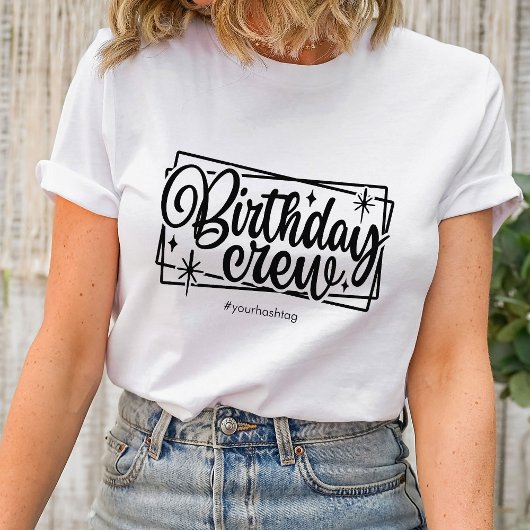 誕生日クルーのマッチングカスタマイズチームギフトグループ Tシャツ