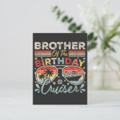 誕生日クルーザーバケーションの兄弟 ポストカード (スタンド正面)