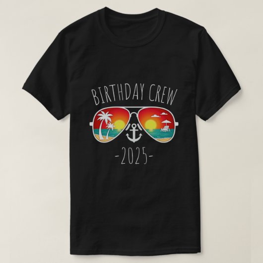 誕生日クルーズギフト2025マッチングパーティー分隊 Tシャツ (デザイン正面)