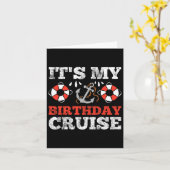 誕生日クルーズクルージングボートパーティー カード (黄色い花)