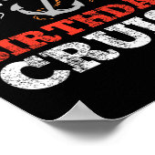 誕生日クルーズクルージングボートパーティー ポスター (角)