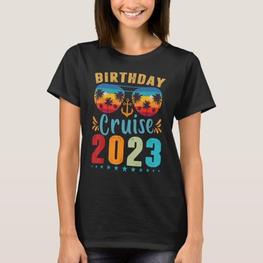 誕生日クルーズスクワッドシャツクルーズスクワッド2023バット Tシャツ (正面)